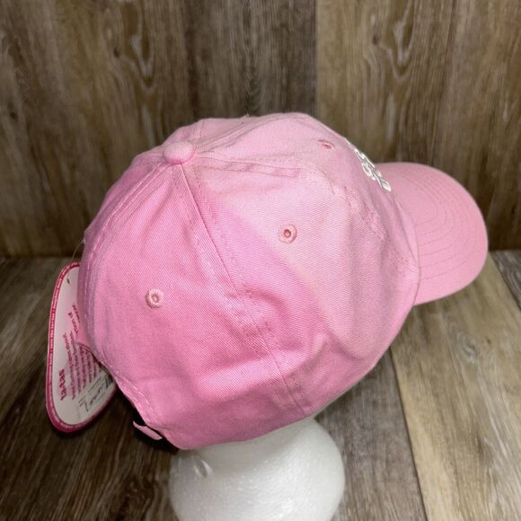 Breast Cancer Awareness "Save the Ta Tas" Pink Baseball Cap Hat - Pink Ribbon - Picture 5 of 8